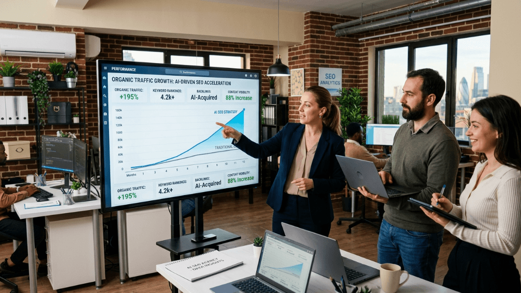 How an AI SEO Agency Can Increase Organic Traffic Faster