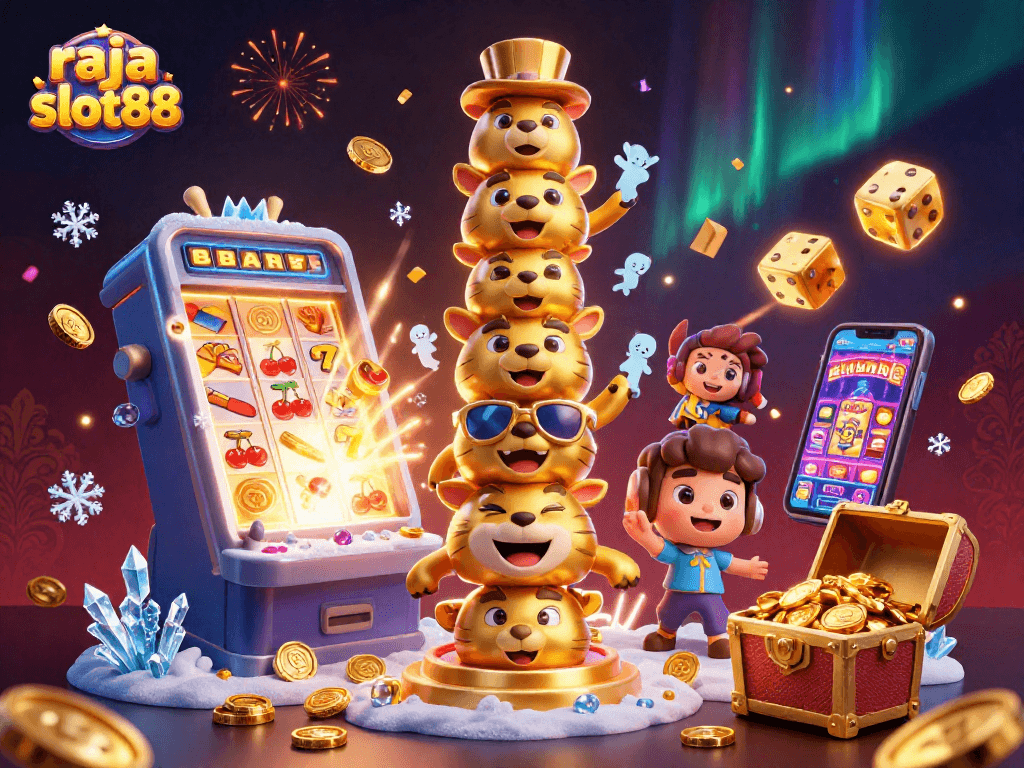 Experience exhilarating jackpots at raja slot88 with vibrant 3D slot machine action and dynamic casino games.