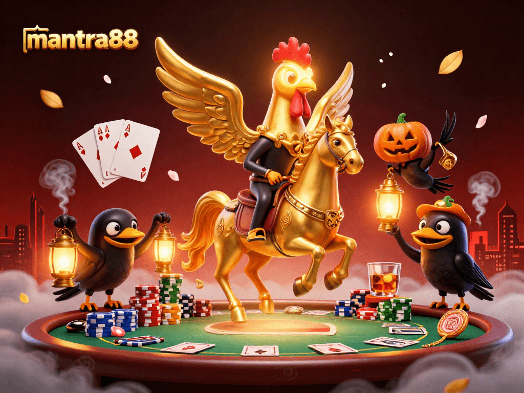 Experience thrilling gaming adventures with mantra88 in this vibrant casino scene.