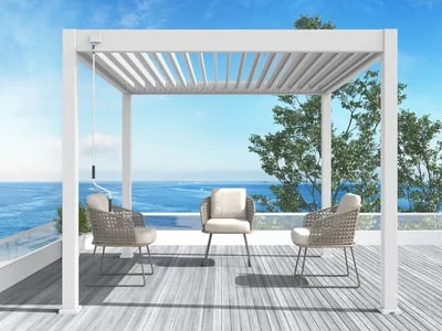 Pergola aus Aluminium für jedes Wetter