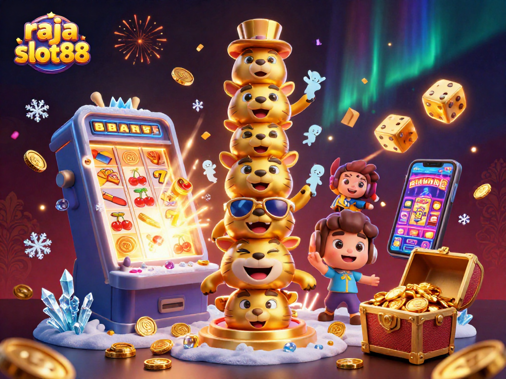 Experience exhilarating jackpots at raja slot88 with vibrant 3D slot machine action and dynamic casino games.