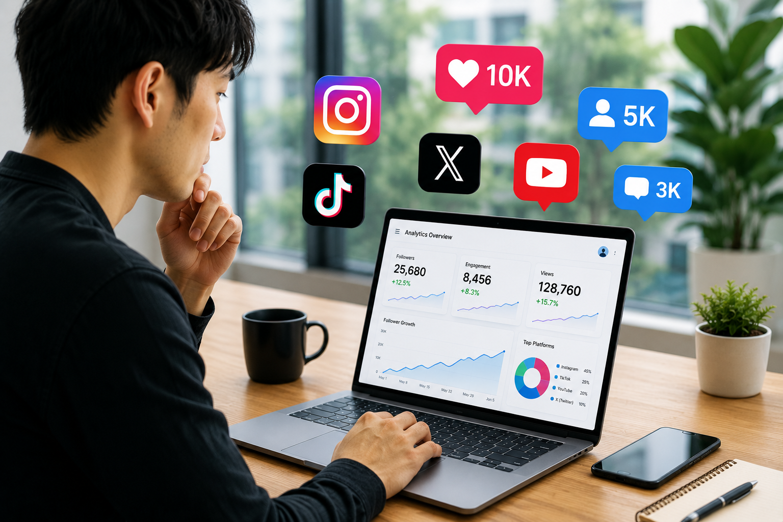 SNSヒーローでSNSアカウントを効率的に成長させる方法