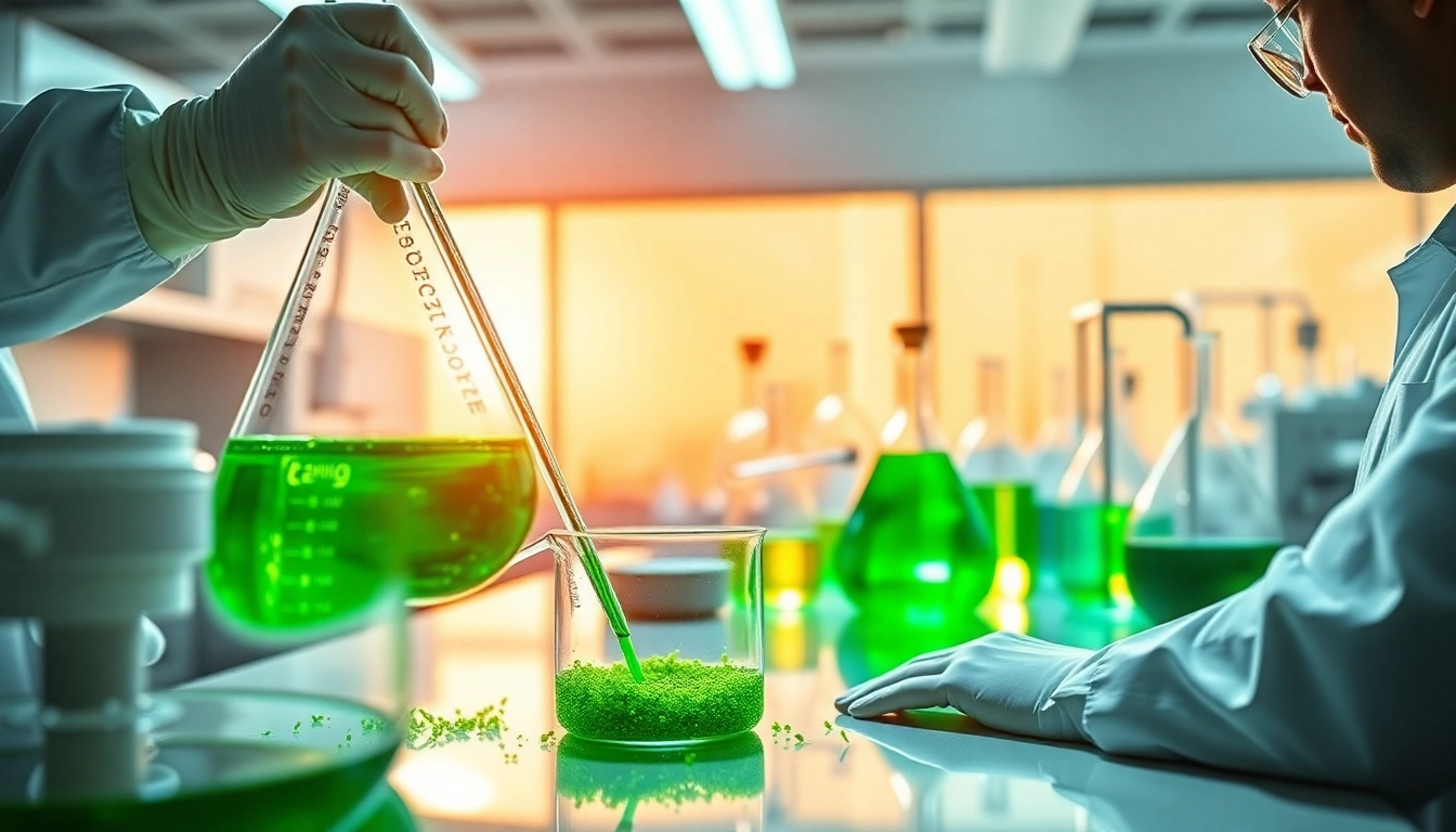 Learn how astaxanthin is produced in a lab setting with scientists extracting from algae.