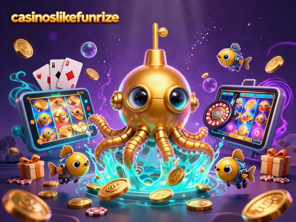 Play thrilling slots like casinoslikefunrize while encountering a magical underwater adventure.