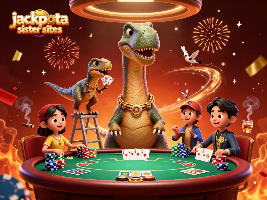 Experience thrilling gameplay at jackpota sister sites with exciting poker action and vibrant casino atmosphere.