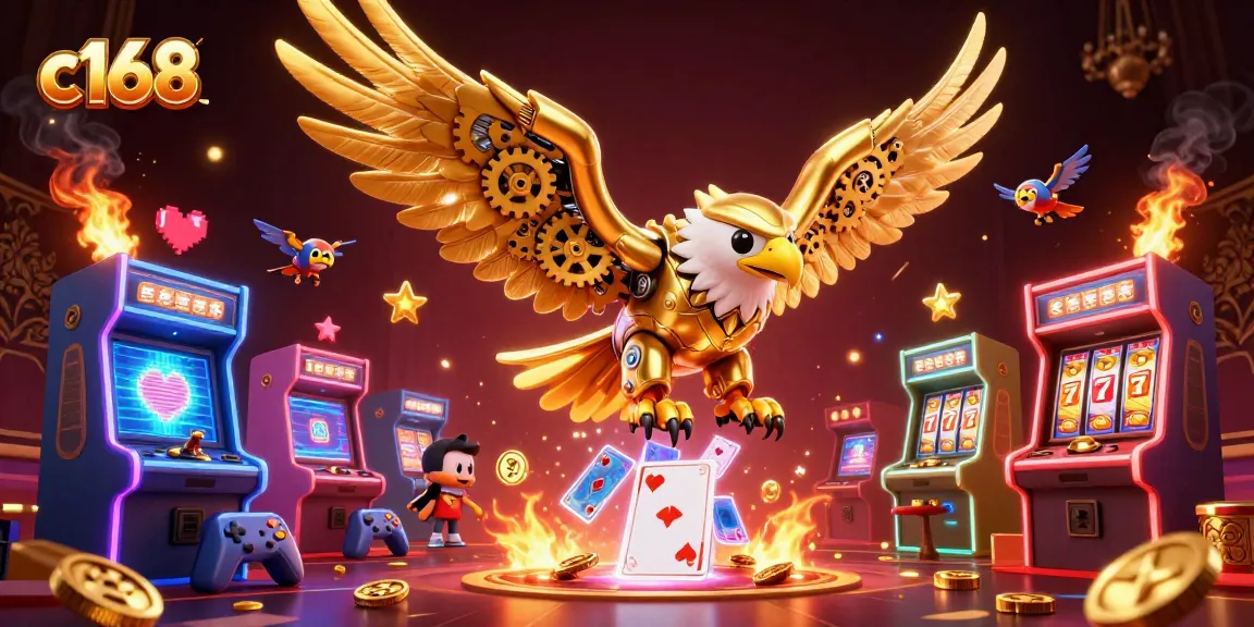 Experience c168’s immersive online gaming adventure with cybernetic eagles and lucky jackpots!