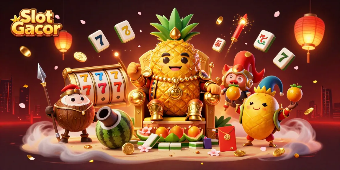 Mainkan Slot Gacor dengan kemenangan tinggi bersama karakter kartun dan elemen kasino lainnya.