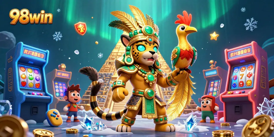 Join the excitement at 98win, where players chase jackpots in a vibrant 3D casino world.