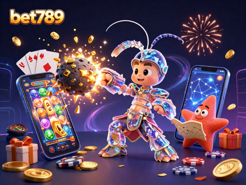 Engage with bet789's dynamic casino experience featuring galactic samurai and cosmic treasures.