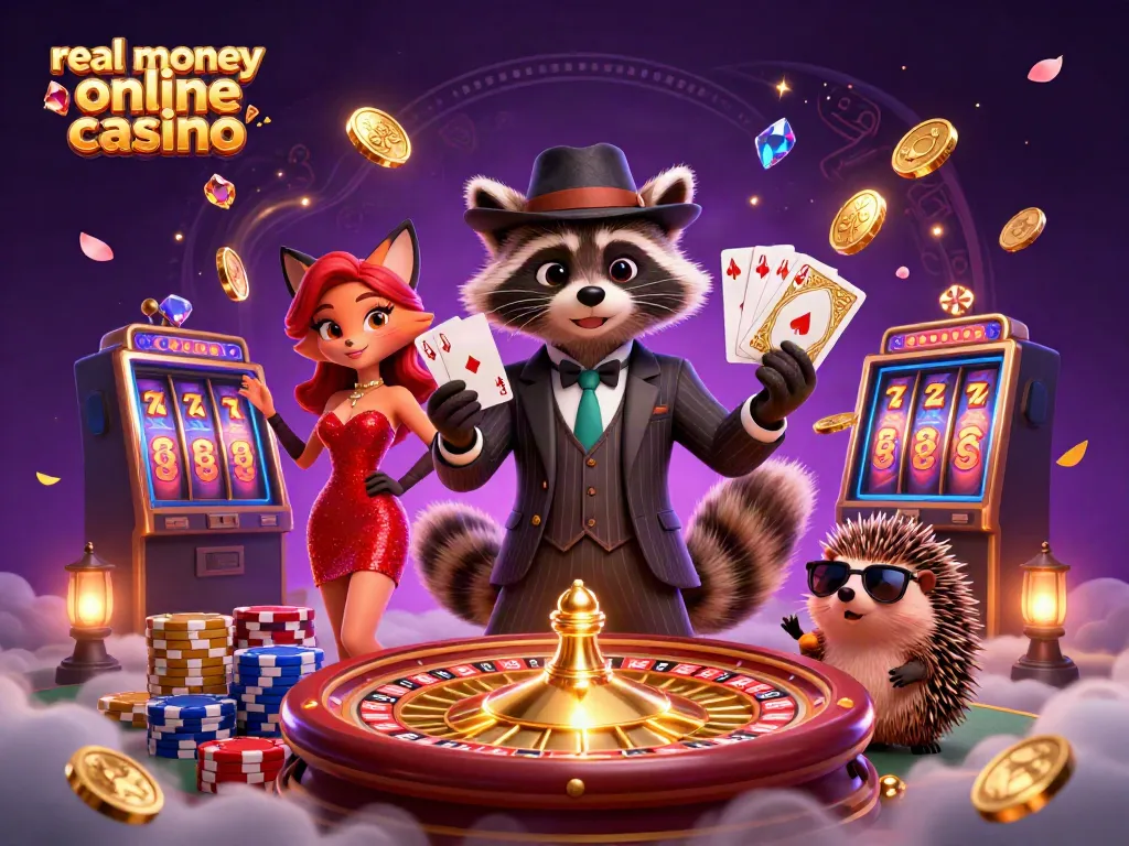 Experience the thrill of playing real money online casino games with charming characters, vibrant colors, and dynamic action.