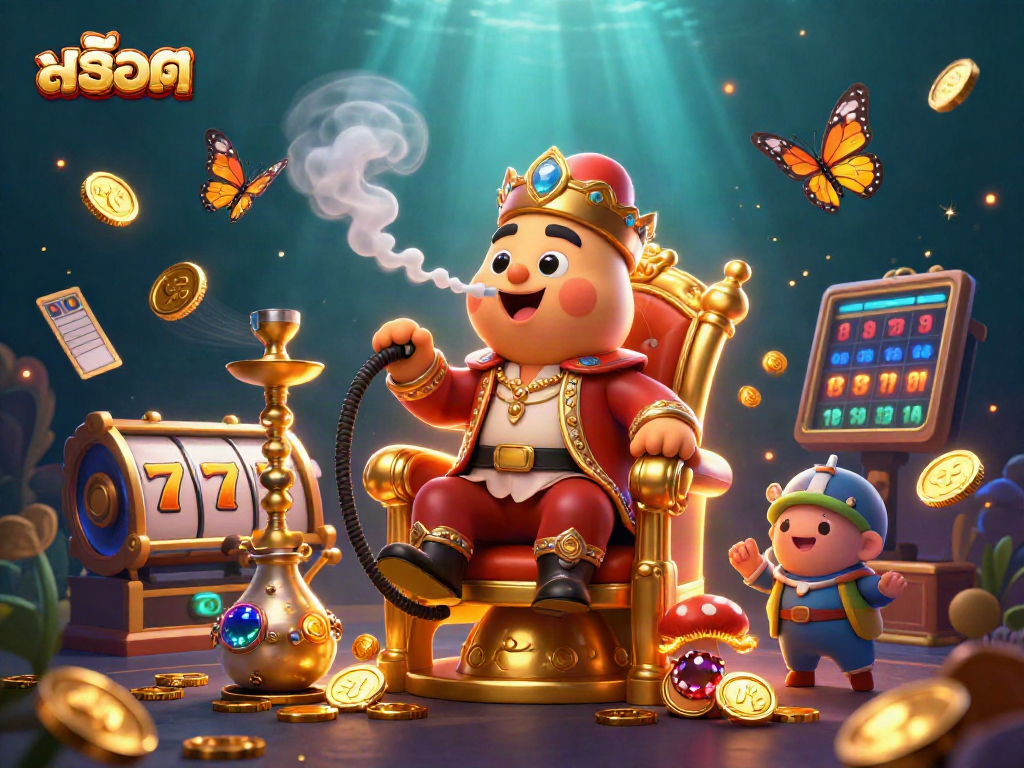Experience exciting สล็อต gameplay with vibrant slot machine symbols and dynamic elements.
