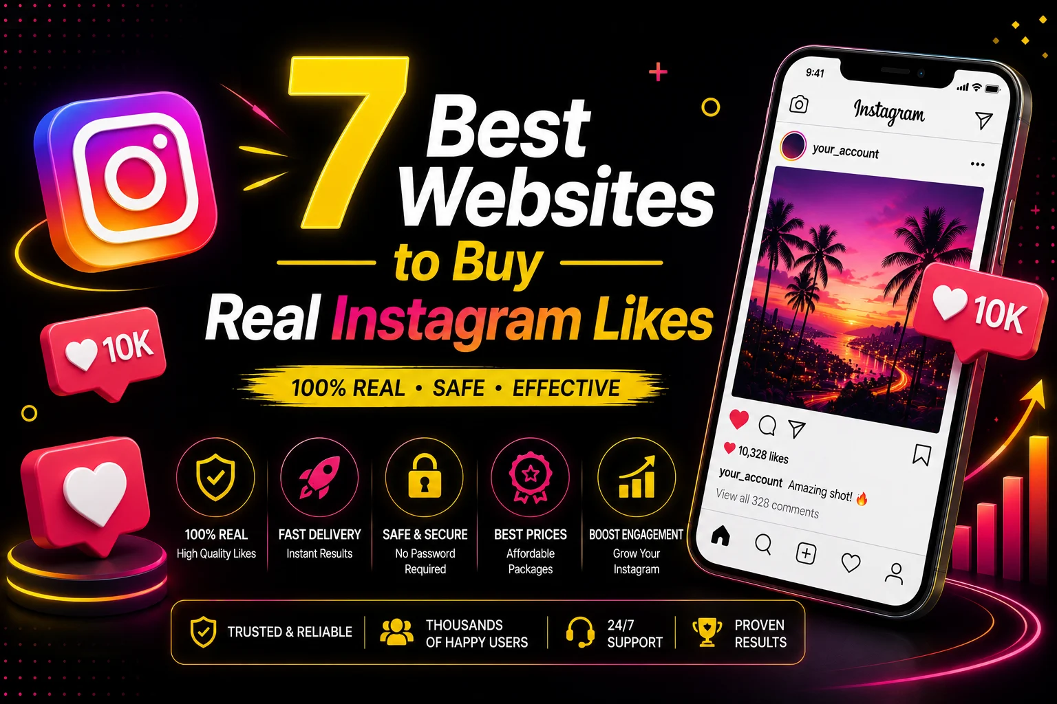 Discover the best websites to buy Instagram likes and grow your profile