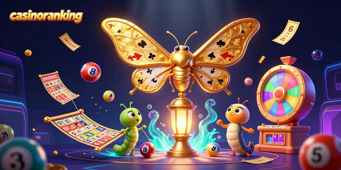 Experience dazzling wins at casinoranking with this vibrant illustration featuring a colorful casino scene.