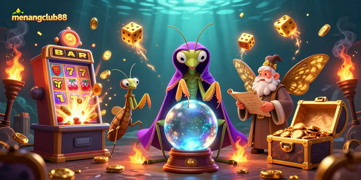 Join the excitement at menangclub88 with this vibrant scene of fortune and luck in a casino