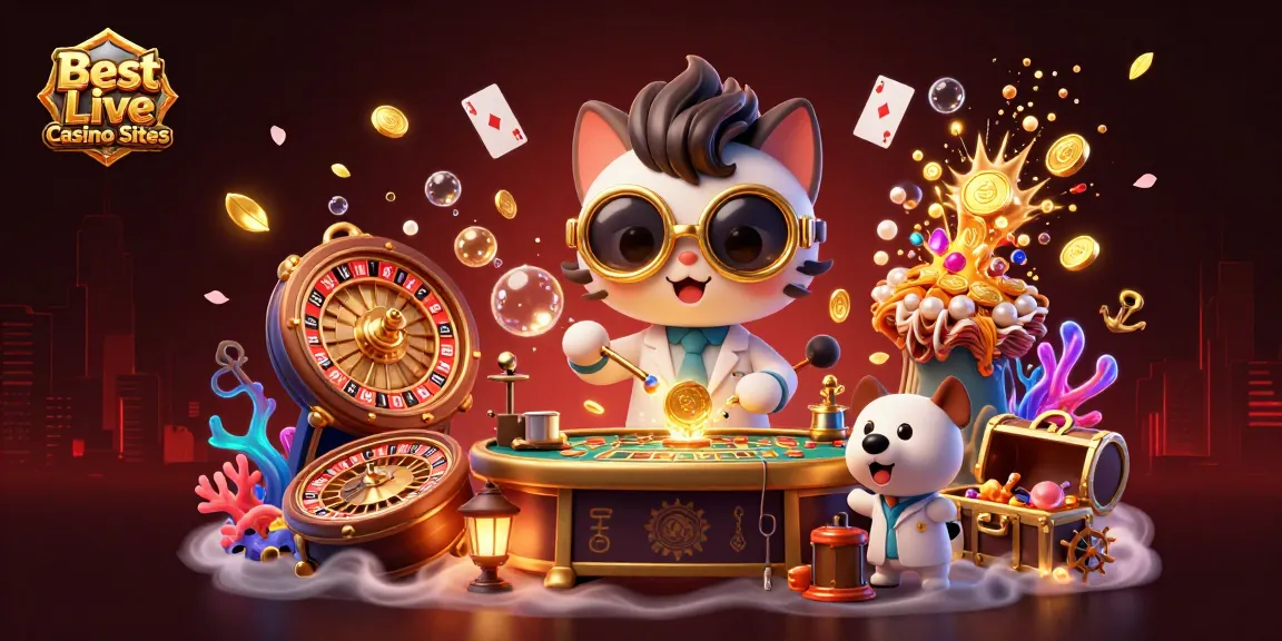 Experience the thrill at the Best Live Casino Sites with a dynamic display of live dealer games and action.