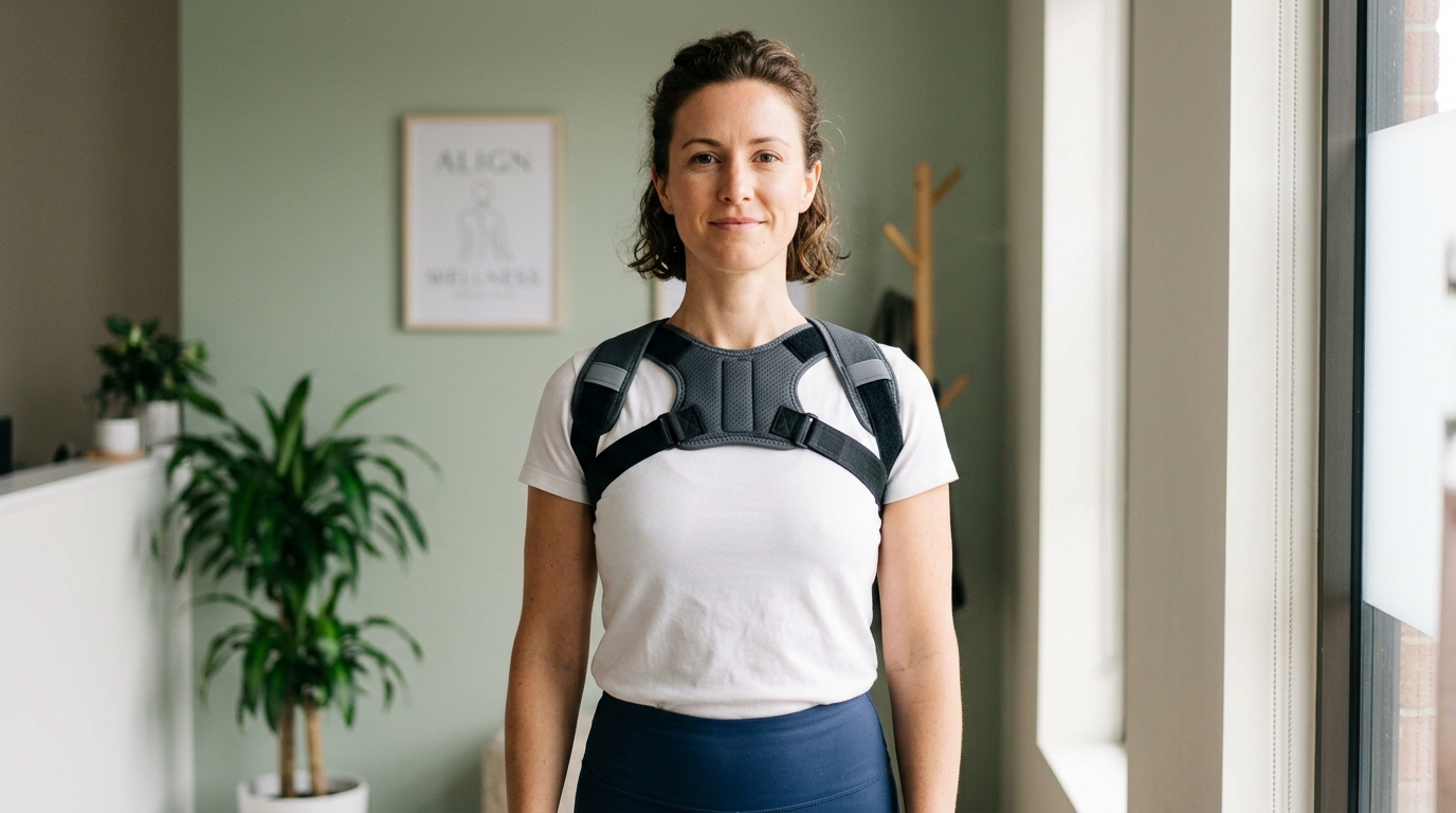 Posture Corrector for Work, Travel, and Daily Activities