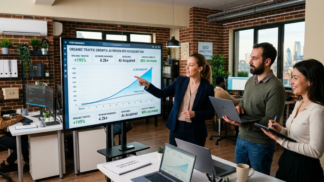 How an AI SEO Agency Can Increase Organic Traffic Faster