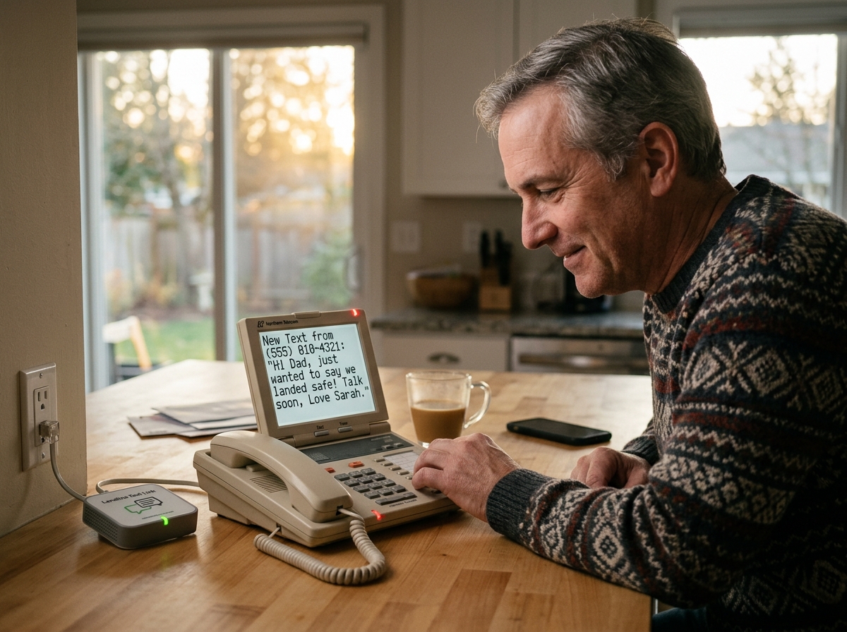 Landline Texting Service With Auto-Replies and Scheduled Messages