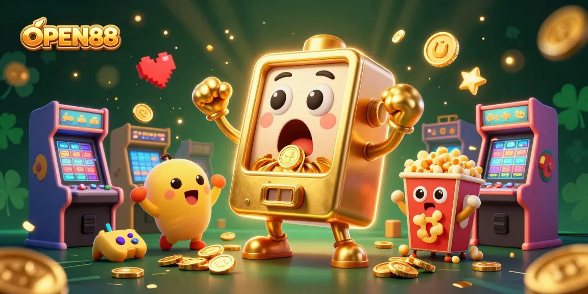 Experience the thrilling jackpot excitement at OPEN88 with stunning 3D cartoon slot machines in action.