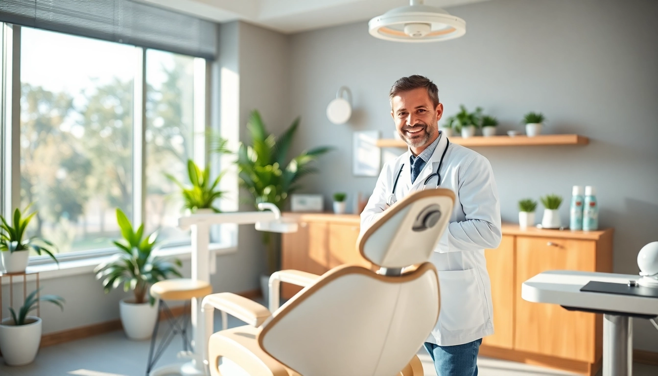 Engaging family dentistry environment showcasing a professional dentist with patients.