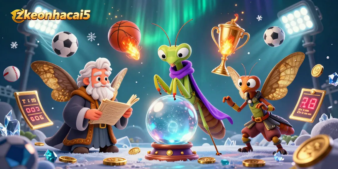 Experience zkeonhacai5 with this vibrant illustration showcasing dynamic sports betting elements.