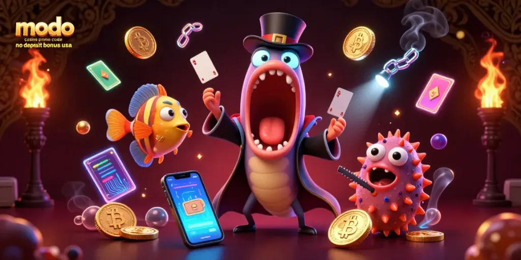 Engage with modo casino promo code no deposit bonus usa while enjoying 3D sea creatures performing magic.