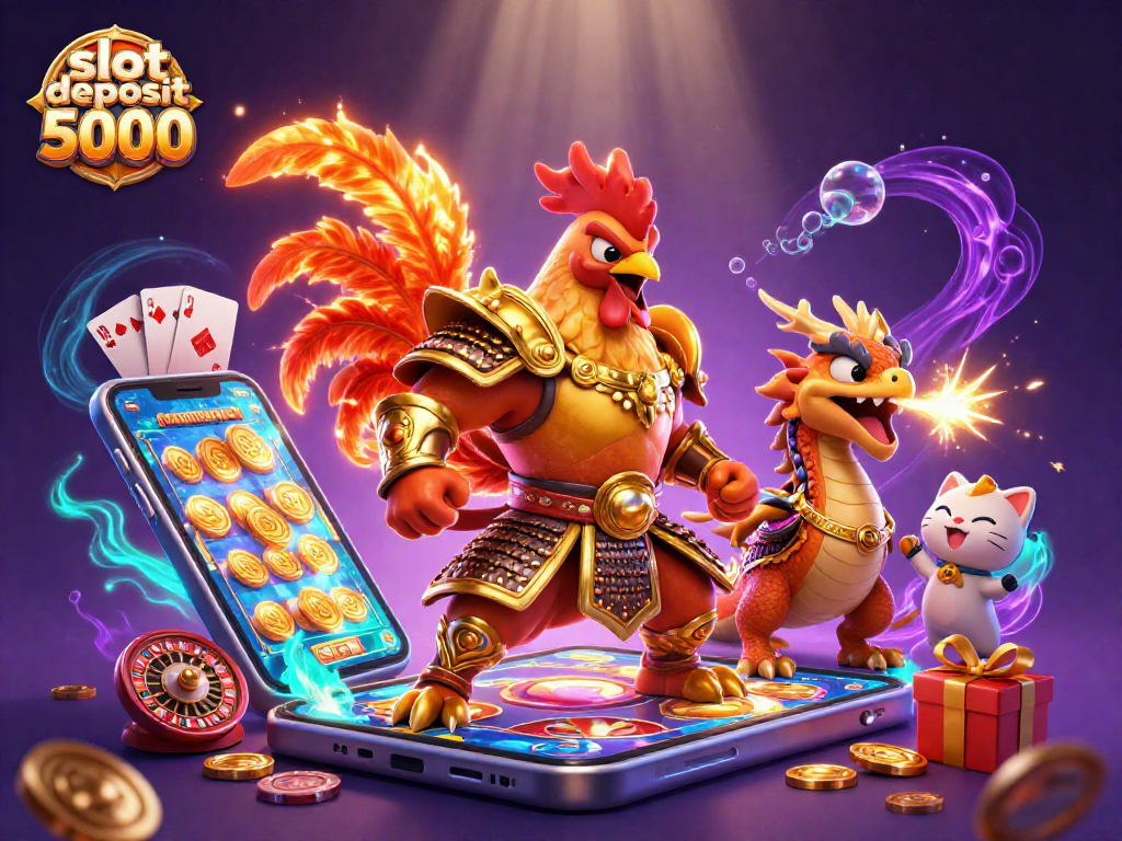 Engage with slot deposit 5000 through vibrant 3D casino warriors and dynamic gaming elements.