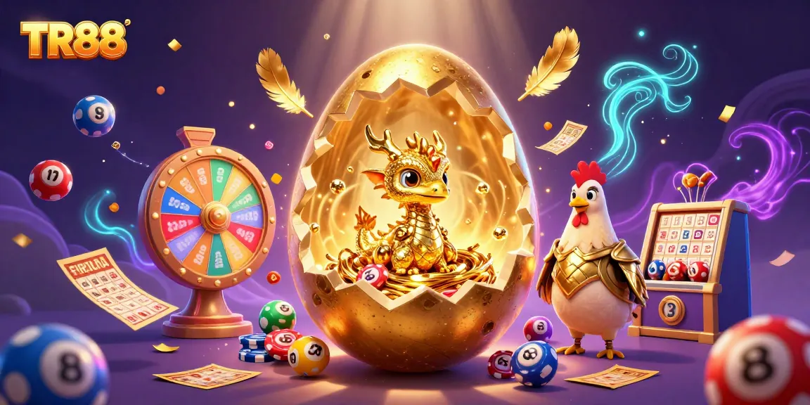 Experience thrilling gambling action with TR88's vibrant 3D characters amidst a dazzling game environment.