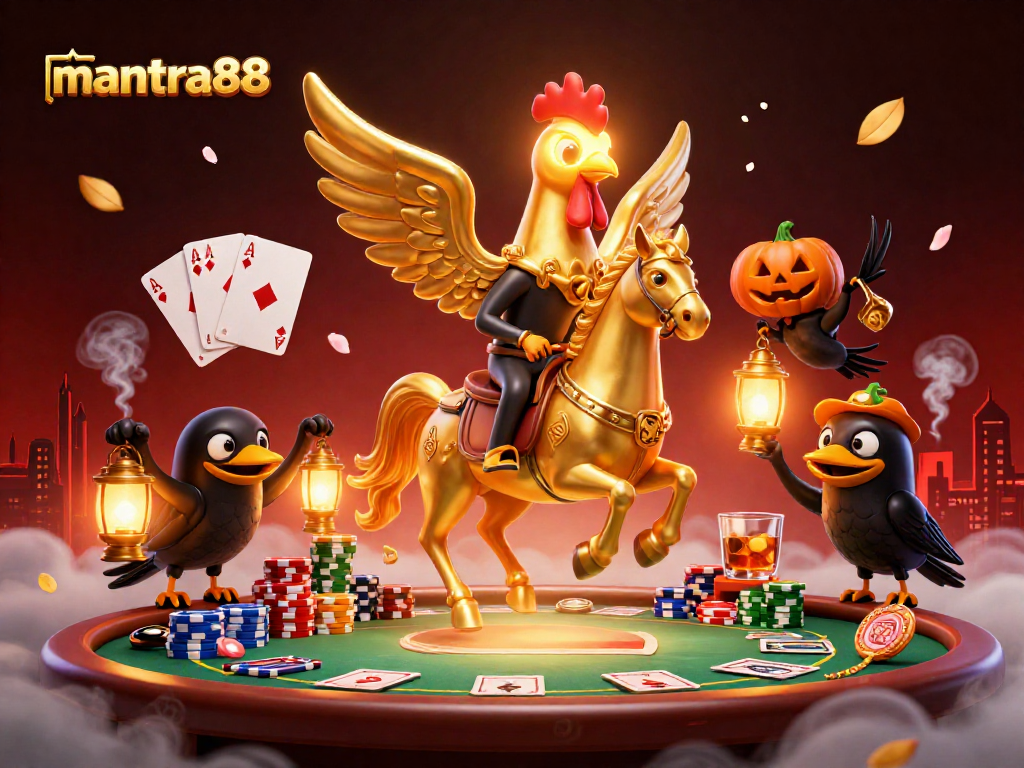 Experience thrilling gaming adventures with mantra88 in this vibrant casino scene.