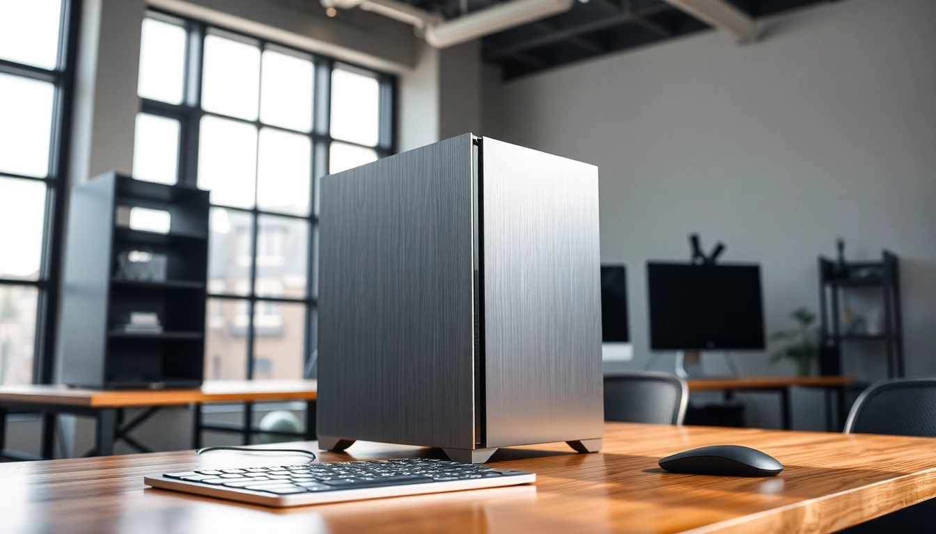 Εξερεύνηση ενός pc με ανακατασκευή με μεταλλική σχεδίαση και κομψά αξεσουάρ.