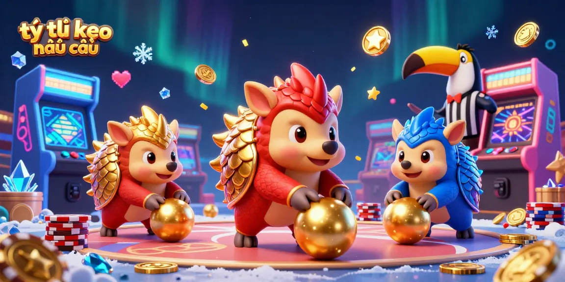 Experience thrilling bets with tỷ lệ kèo nhà cái in an exciting 3D casino showdown featuring playful pangolins.