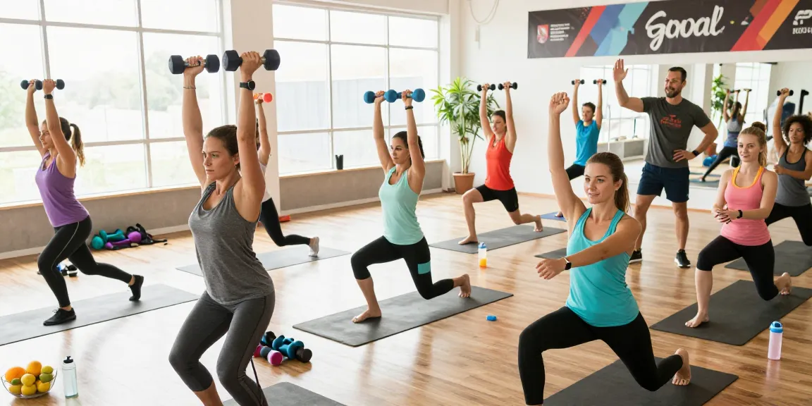 Engaging in a vibrant group fitness session highlighting community and wellness, featuring Miravi GLP reviews.