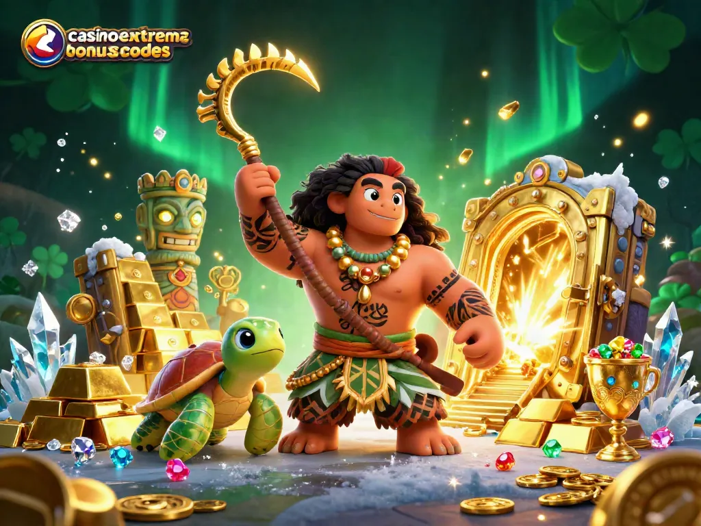 Experience big wins with casinoextremebonuscodes in an exciting 3D casino treasure adventure.