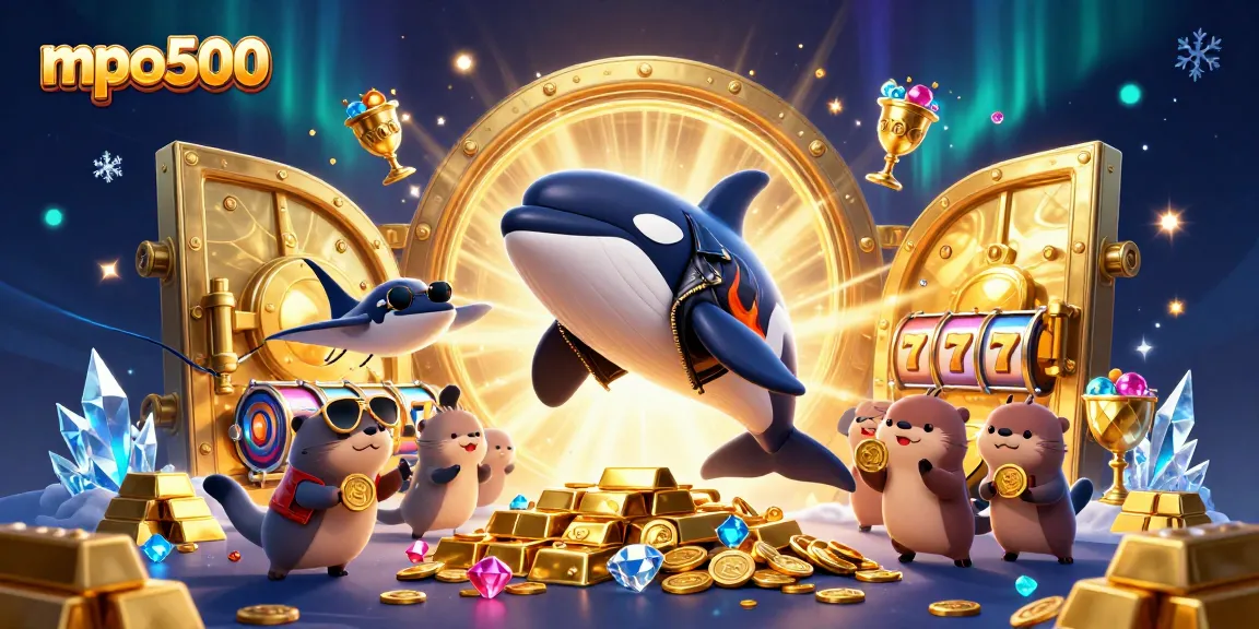 Spin to win with MPO500 slots featuring vibrant characters and treasures!