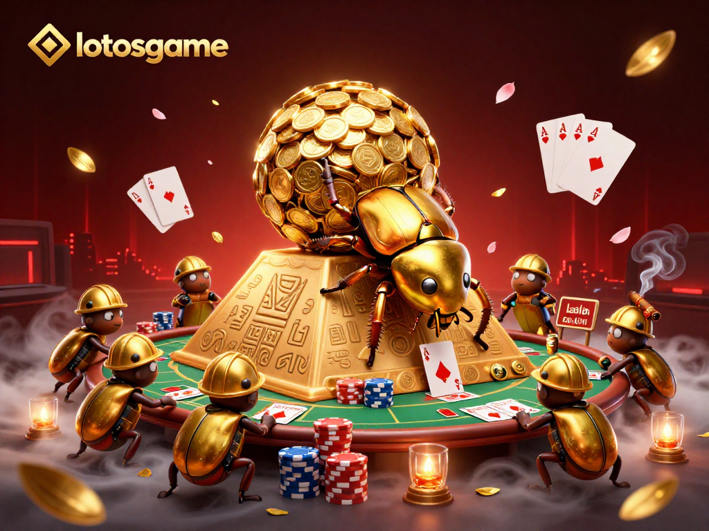 Experience thrilling gameplay at lotosgame with vibrant casino illustrations depicting action and excitement.