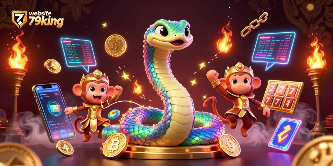 Engage with exciting gameplay on website 79king featuring crypto elements and vibrant characters.