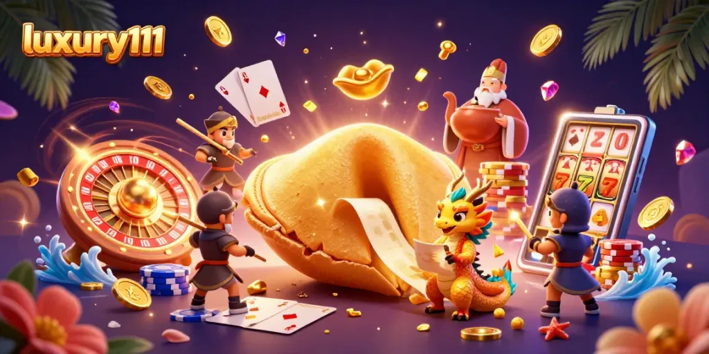 Engage in thrilling games at luxury111 while discovering golden fortunes in a vibrant casino scene.