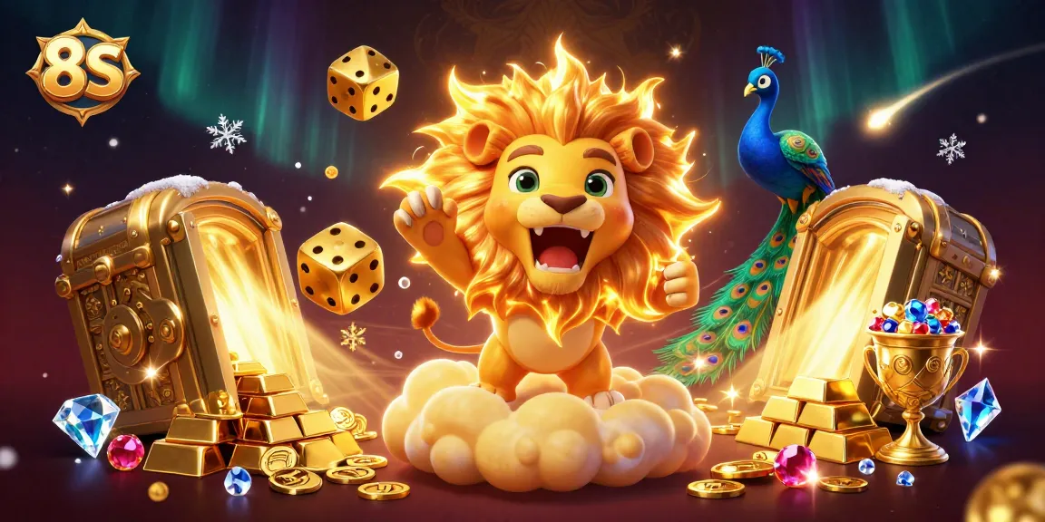 Engage with 8S' dynamic online gaming experience, featuring vibrant characters and golden treasures!