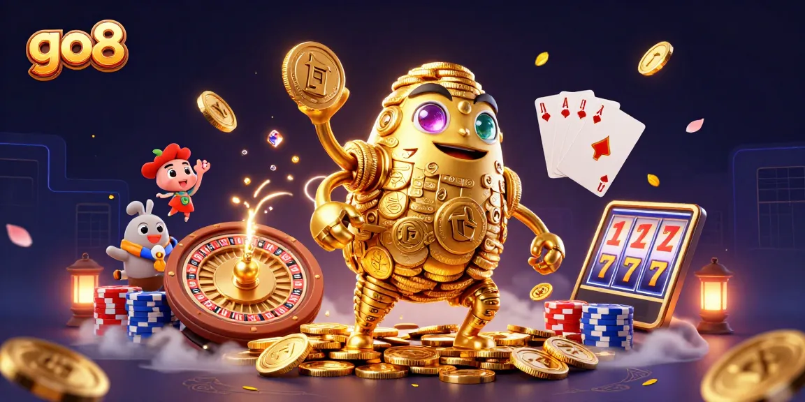 Join the excitement of go8 gaming with vibrant coins, spinning roulette, and dazzling jackpots.