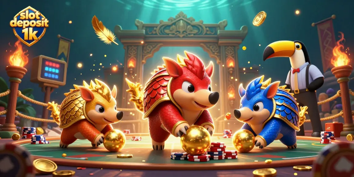 Slot deposit 1k dengan pangolins berkompetisi, penuh dengan kejutan dan keseruan permainan.