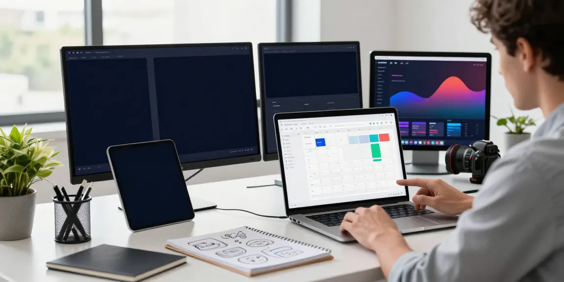 This link analyzed through digital marketing workspace with data charts and brainstorming tools.