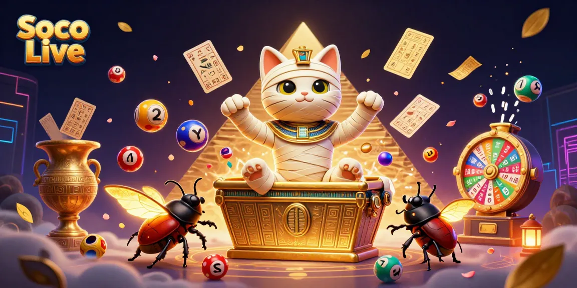 Soco Live offers an engaging online platform for lottery and jackpot enthusiasts, capturing vibrant gambling energy with unique characters and casino elements.