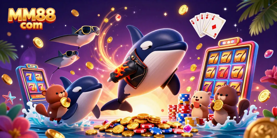 Experience exciting slot jackpots at MM88 com with thrilling 3D characters and vibrant casino elements.