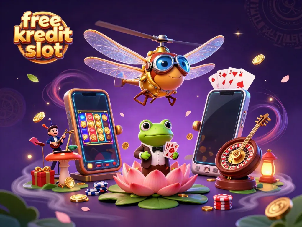 Experience thrilling gameplay with free kredit slot opportunities at our vibrant casino scene.