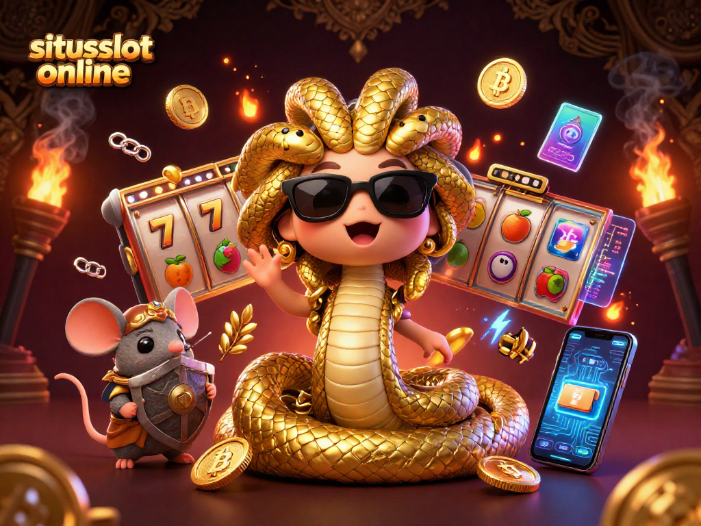 Permainan slot online menarik di Timunmerah dengan banyak simbol jackpot dan elemen kripto.