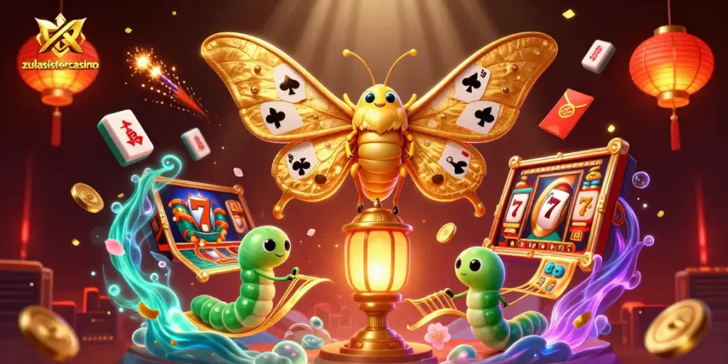 Experience winning at zulasistercasino with vibrant slots and 3D illustrations filled with rich casino elements.