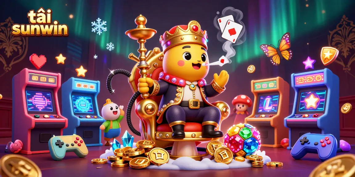 Experience the thrill of tải sunwin as you enjoy a vibrant casino atmosphere in this dynamic 3D illustration.