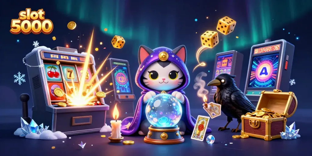 Play engaging slot 5000 games with vivid themes, vibrant characters, and exciting features bursting with action.