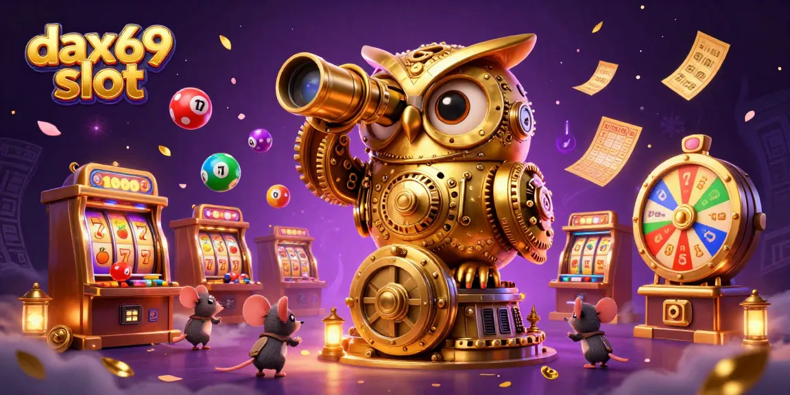 Memenangkan dax69 slot sambil menikmati ilustrasi kasino yang berwarna-warni dan mendebarkan.