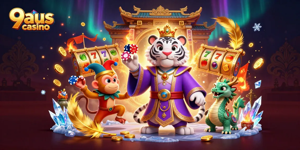 Engage with thrilling moments at the 9aus casino with vibrant characters and dynamic game elements.